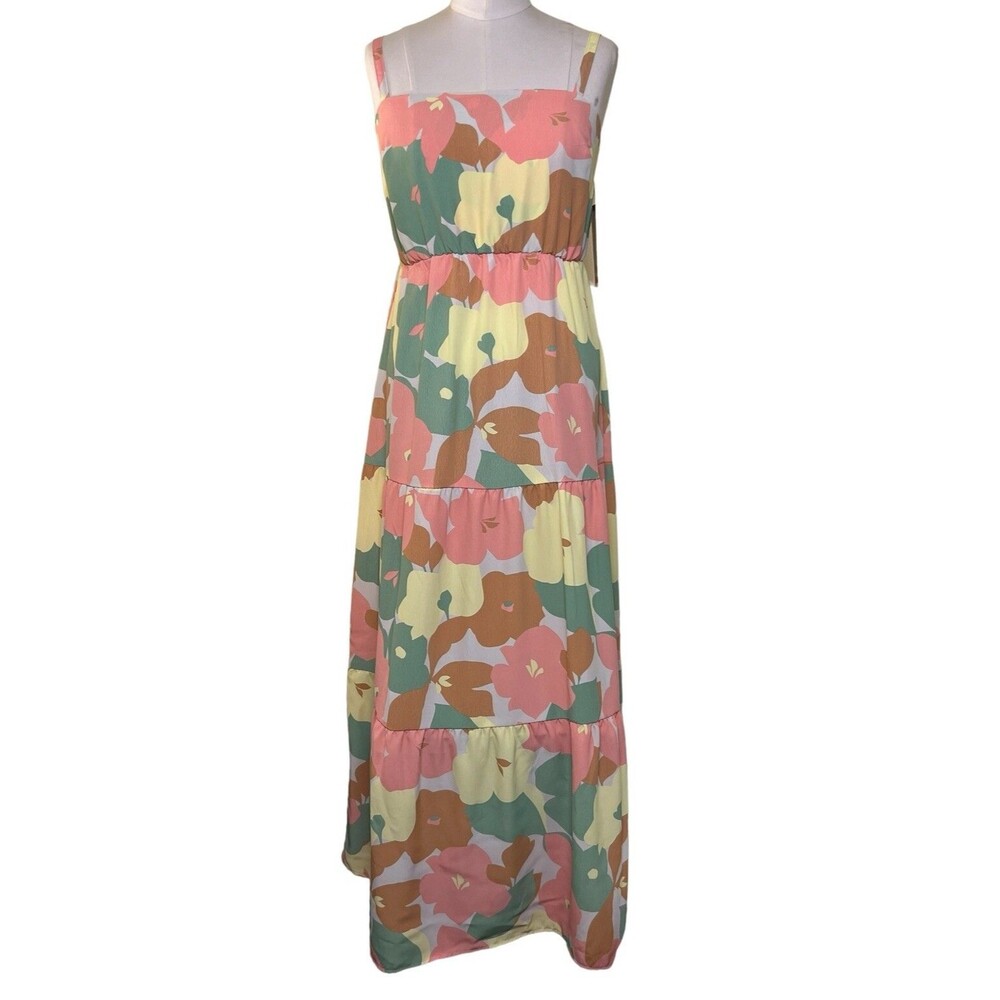 Social Standard by Sanctuary Ladies Smocked Back Dress Size XL MSRP $149.00